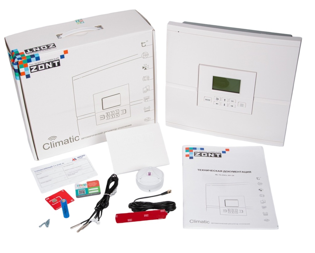 Автоматический регулятор ZONT CLIMATIC 1.1